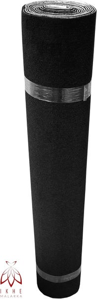 6 m² Selbstklebender Teppich Teppichboden Teppichbelag Bodenbelag Strapazierfähiger Wasserdicht – 120 cm x 500 cm (schwarz)