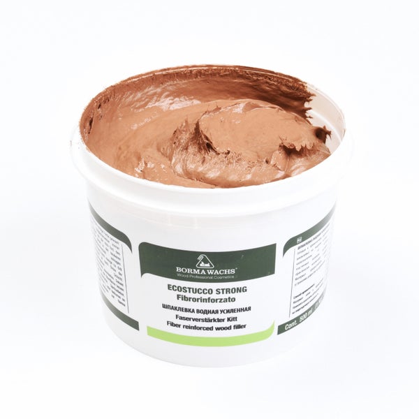Borma Wachs Holzspachtelmasse in einem Eimer