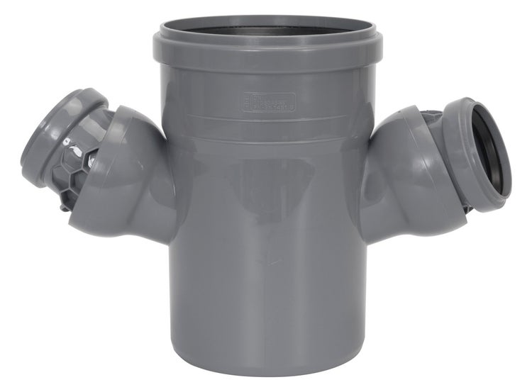 Airfit HT-Abzweig DN 110x50x50  45°-88° stufenlos verstellbar, aus PP, 28155AV