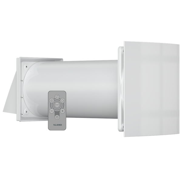 Weiße Hauslüftung mit Fernbedienung