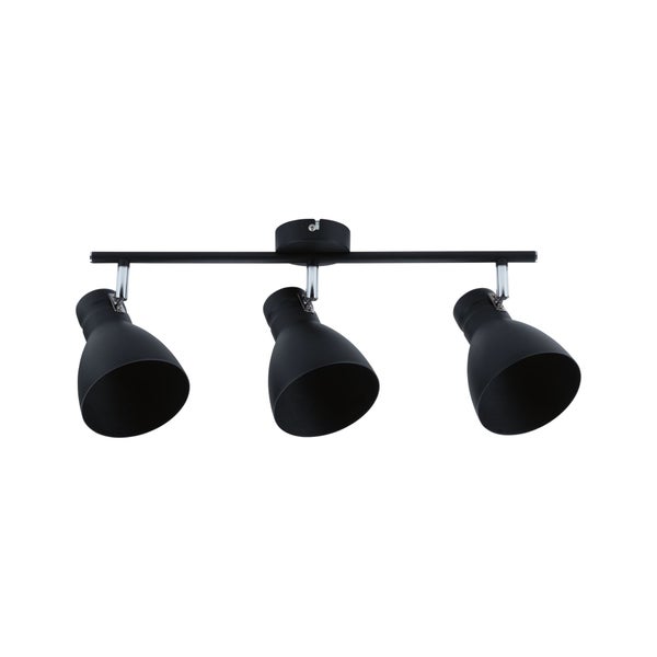 Spotlight Davy E27 230V max. 3x20W dimmbar Schwarz