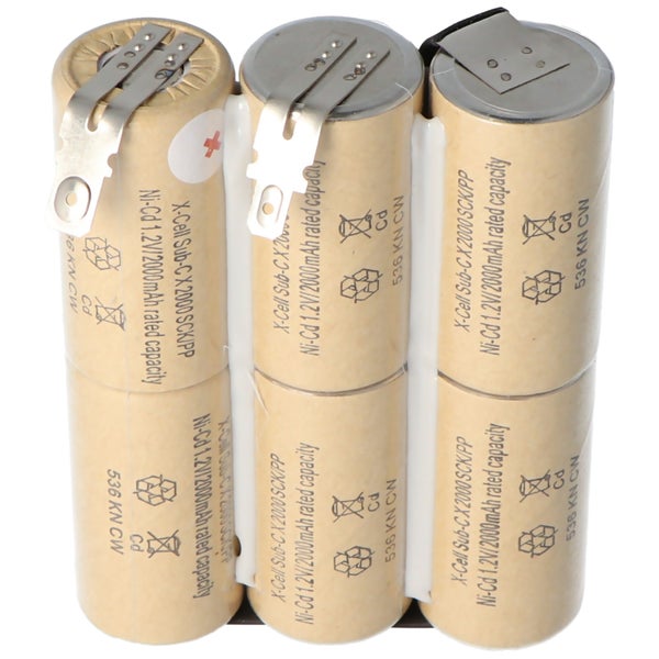 NiMH Akku passend für Gardena ACCU 6 für Strauchschere ST 6, Bosch AGS70 Akku 7,2V 2000mAh NiMH