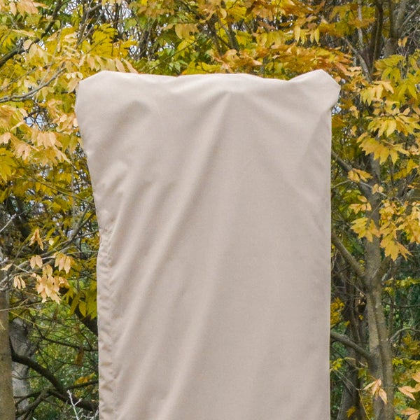 Outsunny Sonnenschirm Schutzhülle für Ampelschirm, Ø63 x 164 cm, Polyester-Gewebe mit PU-Beschichtung, Khaki