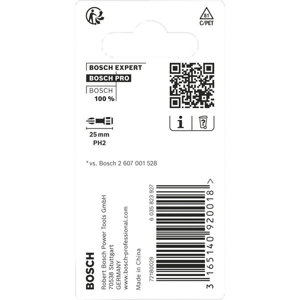 Bosch PRO Phillips Impact Bit PH2 25 mm 2-tlg. - 2608522403