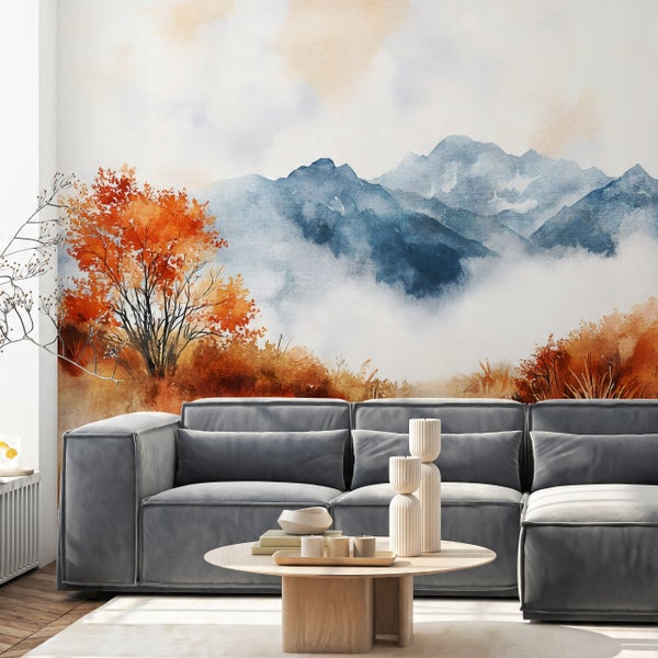 Fototapete Berge Landschaft Natur Wohnzimmer Vlies Tapete 400x280 cm