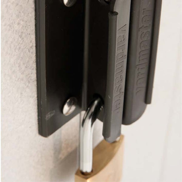 Yardmaster International YARDMASTER Gerätehaus Bayern 202x137 Gerätehaus aus Metall in Grün, Geräteschrank mit 0,3 mm Wandstärke Gartenhaus 2x1,4m