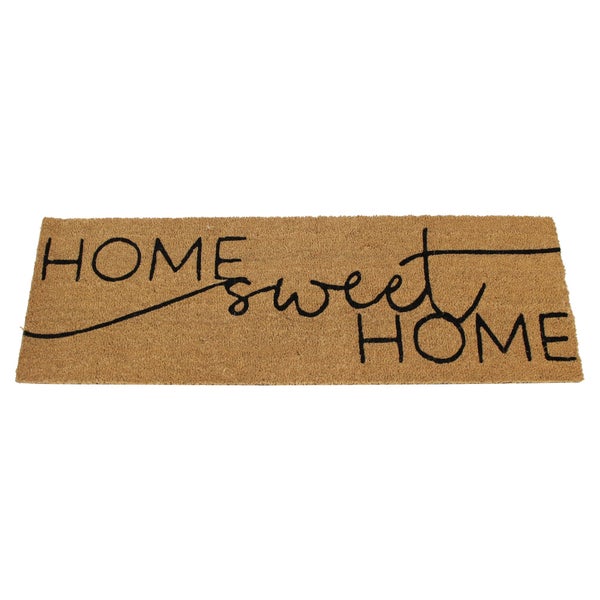 Fußmatte aus Kokosfaser mit Schriftzug Home sweet Home