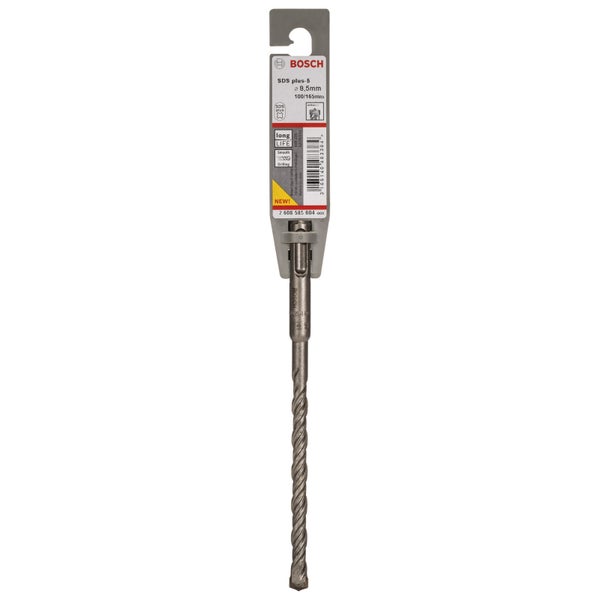 Bosch Hammerbohrer SDS plus-5 8,5 x 100 x 165 mm - 2608585604