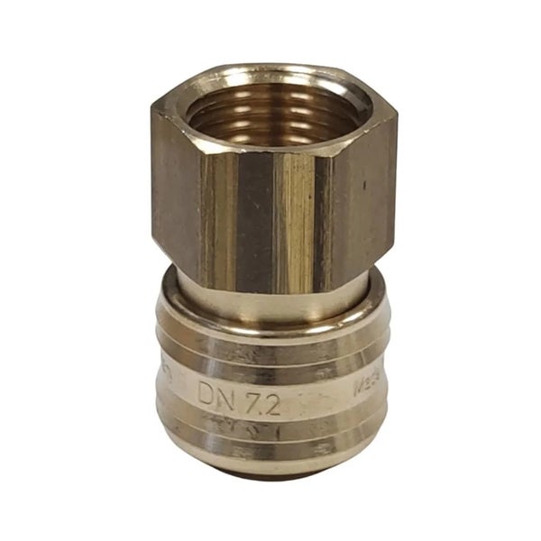 Druckluft Schnellkupplung aus Messing mit Innengewinde DN 7.2