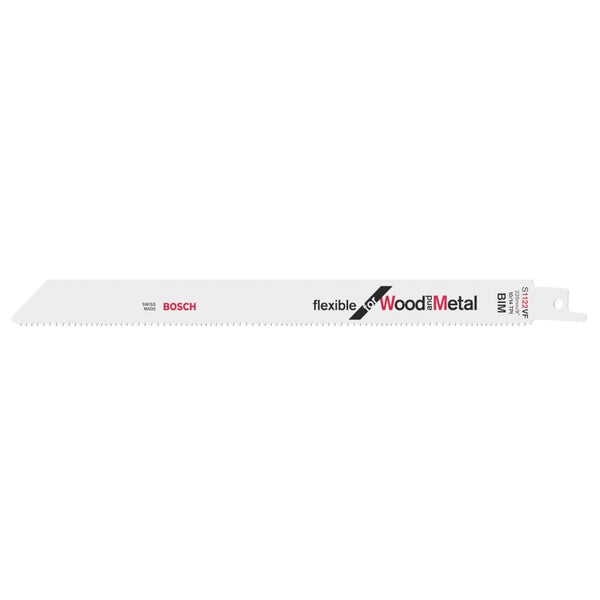 Bosch 5x Säbelsägeblatt S 1122 VF Flexible for Wood and Metal - 2608654981