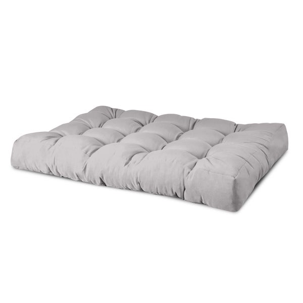 Beautissu ECO Style Palettenkissen Sitz 120x80x15cm Grau