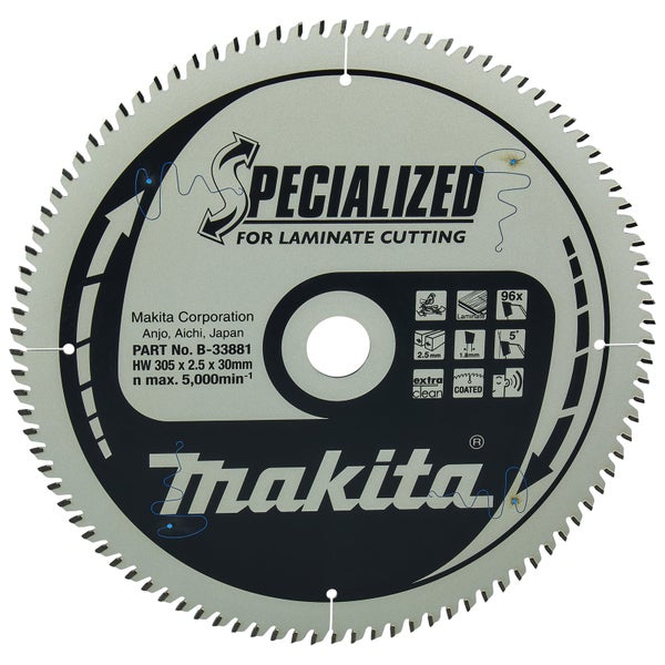Makita Sägeblatt für Laminat, 305 x 2,5 x 30 Millimeter