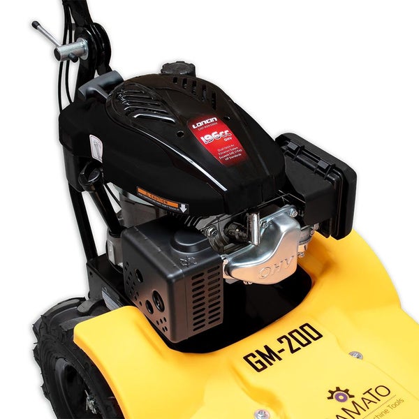 BAMATO GM-200 Mulchmäher mit kraftvollem LONCIN Motor für effizientes Rasenmulchen