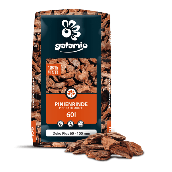 Galamio Rindenmulch Pinie Deko Plus 60l x 39 Sack 2340l Palette