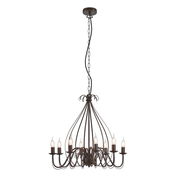 Hängeleuchte mit Kettenaufhängung und Leuchtmittel