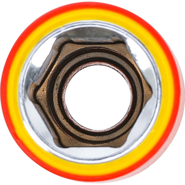 BGS VDE-Steckschlüssel-Einsatz Sechskant Antrieb Innenvierkant 12,5 mm (1/2) SW 18 mm - 72068