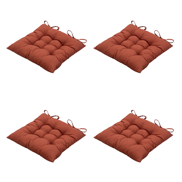 Sitzkissen Panama terra - Ca. 46x46 cm - 4er-Set