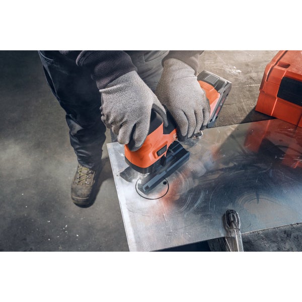 BGS Technic Winkelschlüsselsatz Sechskant aus Metall in blauem Kunststoffhalter.