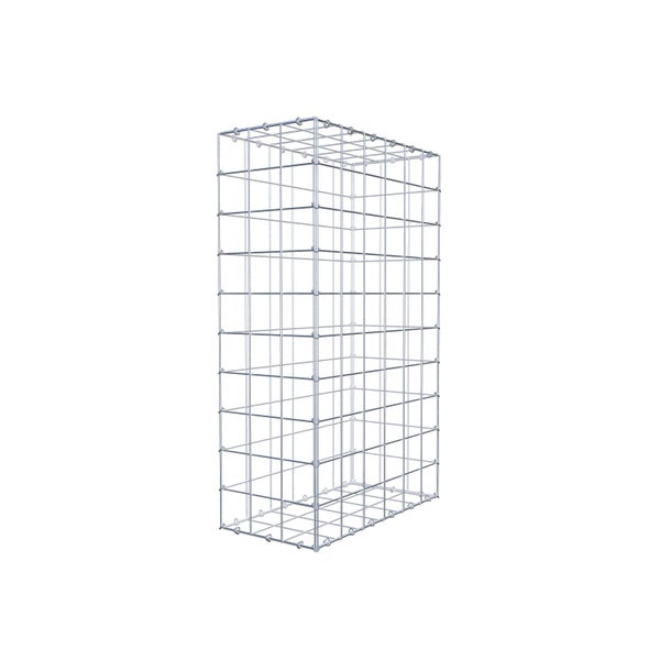 Gabione 100 cm x 60 cm x 30 cm (L x H x T), Maschenweite 10 cm x 10 cm, C-Ring