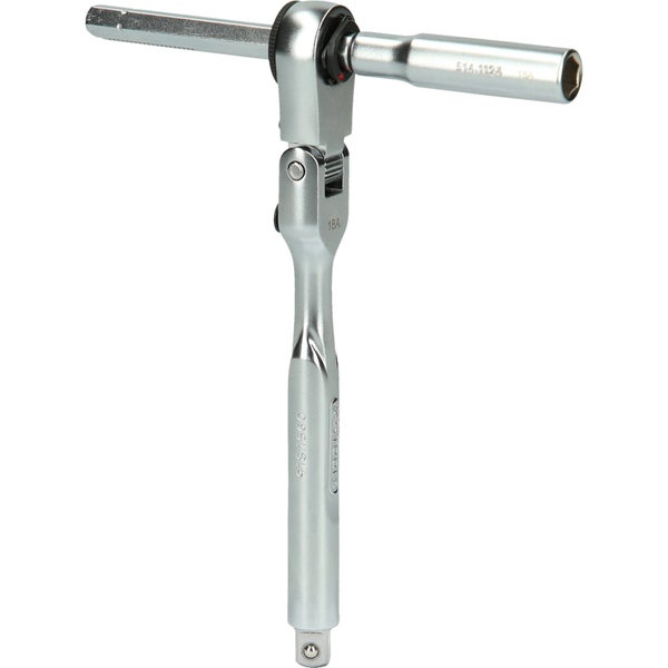 KS Tools Logo. Steckschlüssel mit T-Griff und Knarre