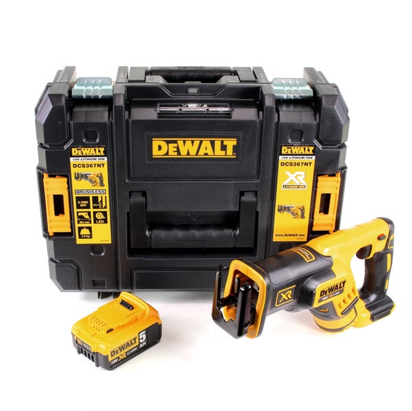 DeWalt Akku-Säbelsäge DCS367NT mit Akku und Transportkoffer