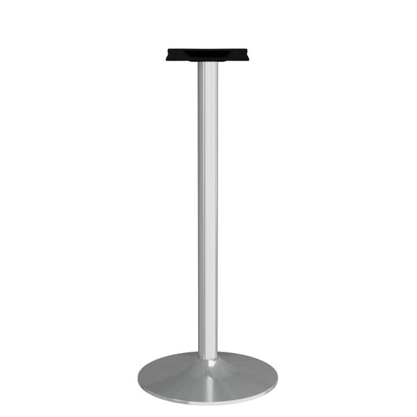 Tischgestell mit rundem Fuß und Mittelsäule aus Metall
