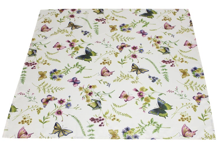 FRANK FLECHTWAREN | Tischdecke Sommerwiese, POLYESTER, 80 x 80 cm
