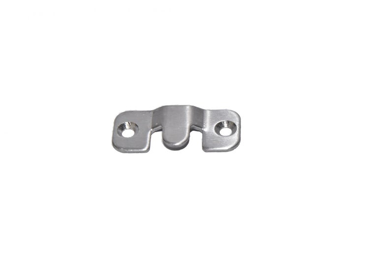 Spiegelhalter aus Metall zur Wandmontage mit zwei Schraublöchern
