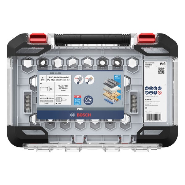 Bosch PRO Multi Material PC Plus Lochsägen-Set 9-tlg. - 2608594424