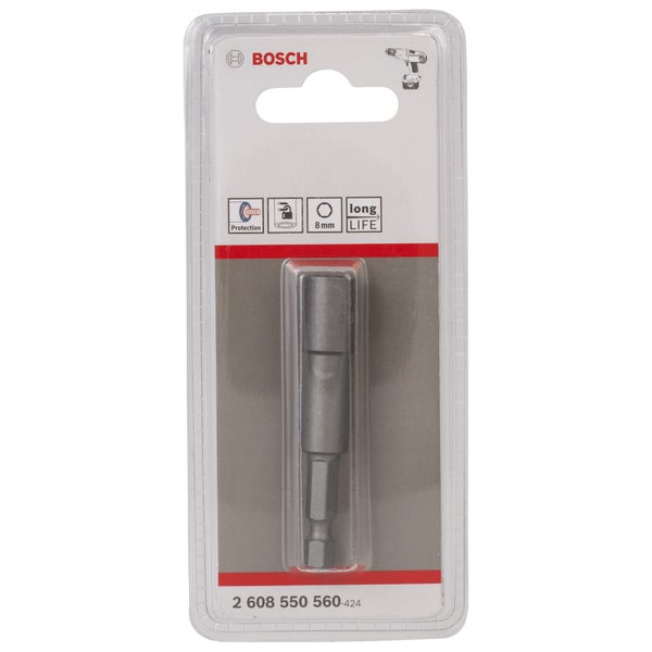 Bosch Steckschlüssel, 65 x 8 mm, M 5, Tiefenanschlag 2 607 002 586 -2608550560