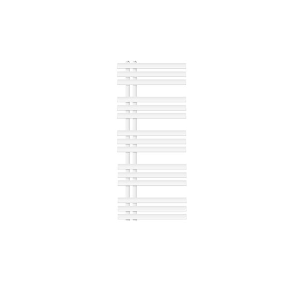LuxeBath Design Badheizkörper Iron EM 500 x 1200 mm, Weiß, Designheizkörper Paneelheizkörper Flachheizkörper Heizkörper Handtuchwärmer Handtuchtrockner Bad/Wohnraum Heizung, inkl. Montage-Set