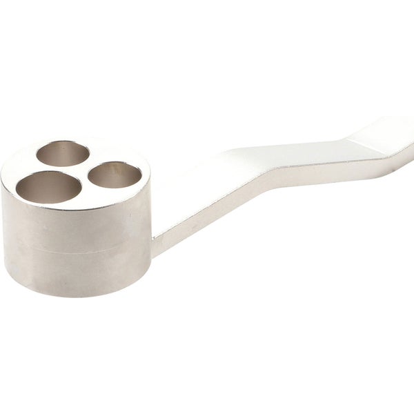 Ventilhebel aus Metall mit drei Löchern