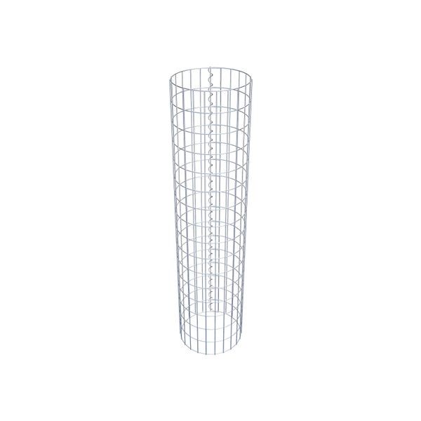 Gabionensäule Durchmesser 37 cm, MW 5 x 10 cm rund - Höhe: 1,60 m