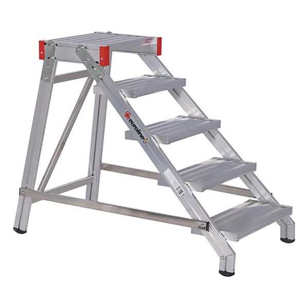 Aluminium Stufenpodest mit vier Stufen