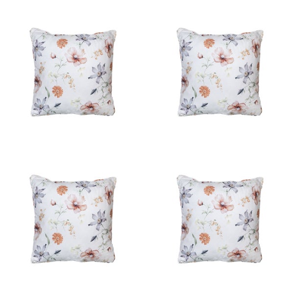 Dekokissen Florina natur - ca. 50x50 cm - 4er-Set