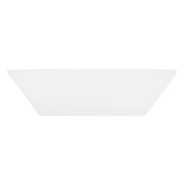 ML-Design Waschbecken aus Keramik in Weiß glänzend 41x41x12 cm Quadratisch, Moderne Aufsatzwaschbecken, Design Waschtisch Aufsatz-Waschschale Waschplatz Handwaschbecken, für das Badezimmer / Gäste-WC