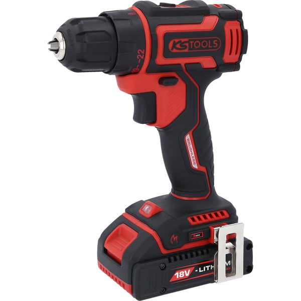 Akkubohrschrauber von KS Tools mit 18 Volt Lithium-Ionen-Akku