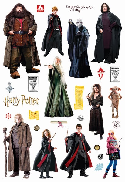 Sanders und Sanders Wandtattoo Harry Potter Grau - 65 x 42.5 cm - 601346