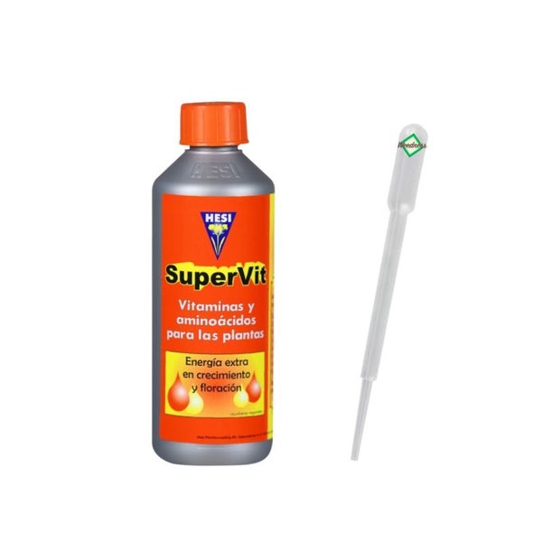 Hesi Super VIT 10 ml – Hochkonzentrierter Vitalstoff-Dünger mit 25 Vitaminen & Aminosäuren | Stoffwechsel-Boost für Schnelleres Wachstum & Höhere Erträge | Präzise Dosierung mit Pipette