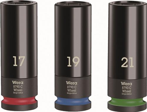 Wera Kraftsteckschlüsselsatz Wheel Impaktor C Set 1 3tlg. 1/2 lang 6-kant - 5004595001