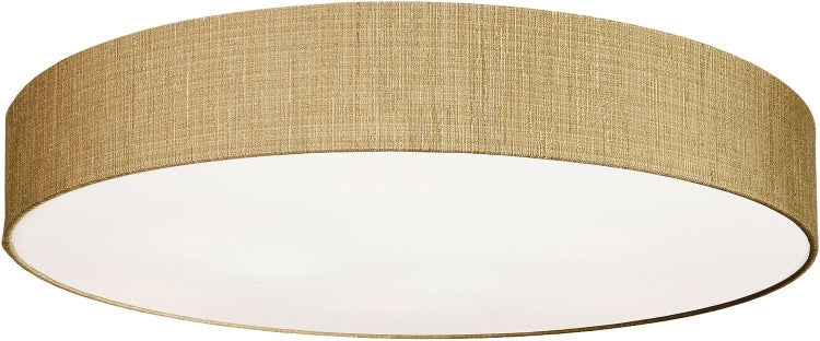 Runde Deckenleuchte mit Textilschirm
