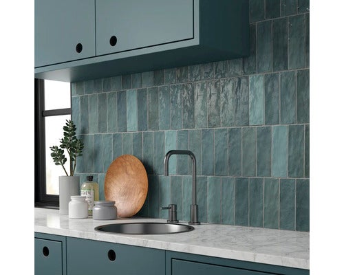 Wandfliese Riad aqua 6,5x20 cm