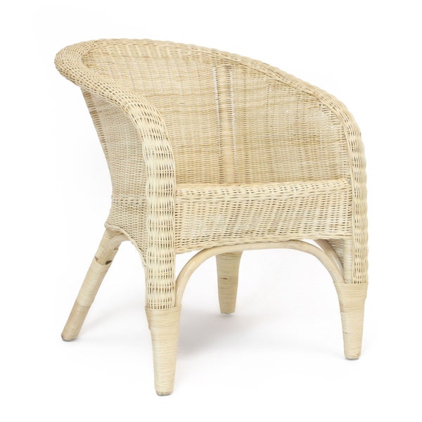 Korbsessel aus Rattan