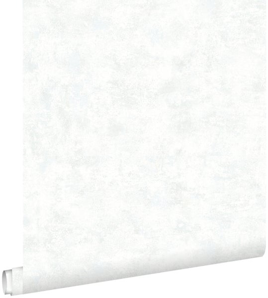 ESTAhome Tapete mit malerischem Effekt Weiß - 53 cm x 10.05 m - 148311