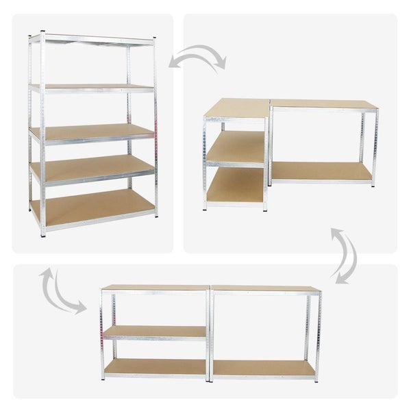 PROREGAL Mega Deal 3x Schwerlastregal Ragnar HxBxT 180 x 120 x 60 cm Fachlast 175 kg Verzinkt