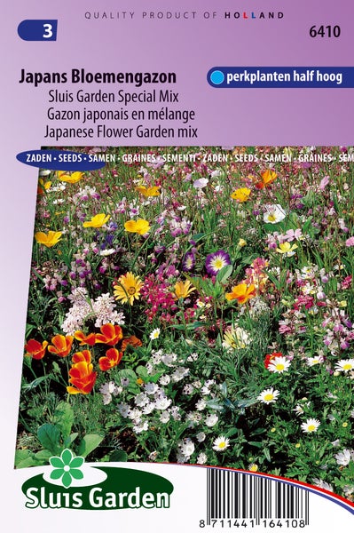 Japanischer Blumengazon Sluis Garden Special Mix Packung