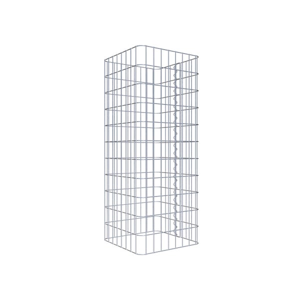 Gabionensäule 42 x 42 cm, MW 5 x 10 cm eckig - Höhe: 1,10 m