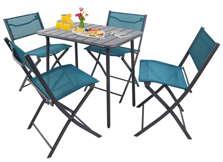 5 tlg. Bistroset Balkonset Gartenset Sumila 80x55