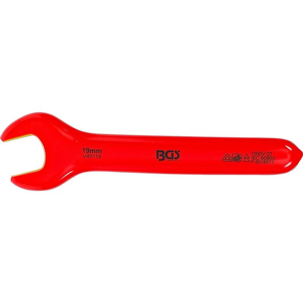 BGS VDE-Einmaulschlüssel SW 19 mm - 71069