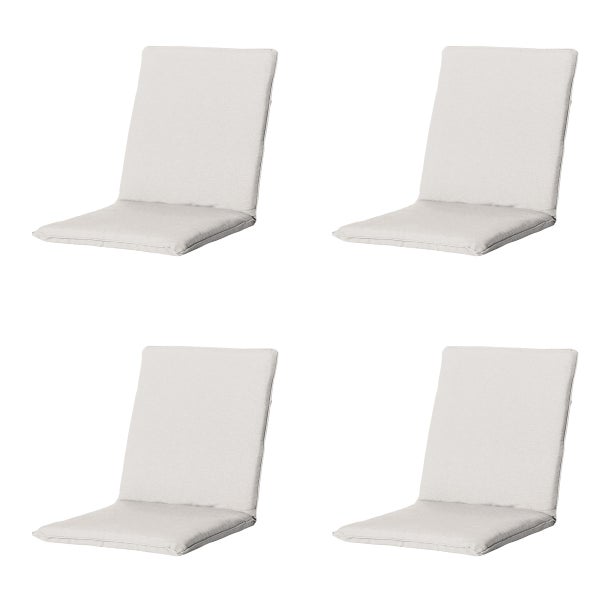 Stuhlauflage Stapelstuhl Naples sand - ca. 97x49 cm - 4er-Set